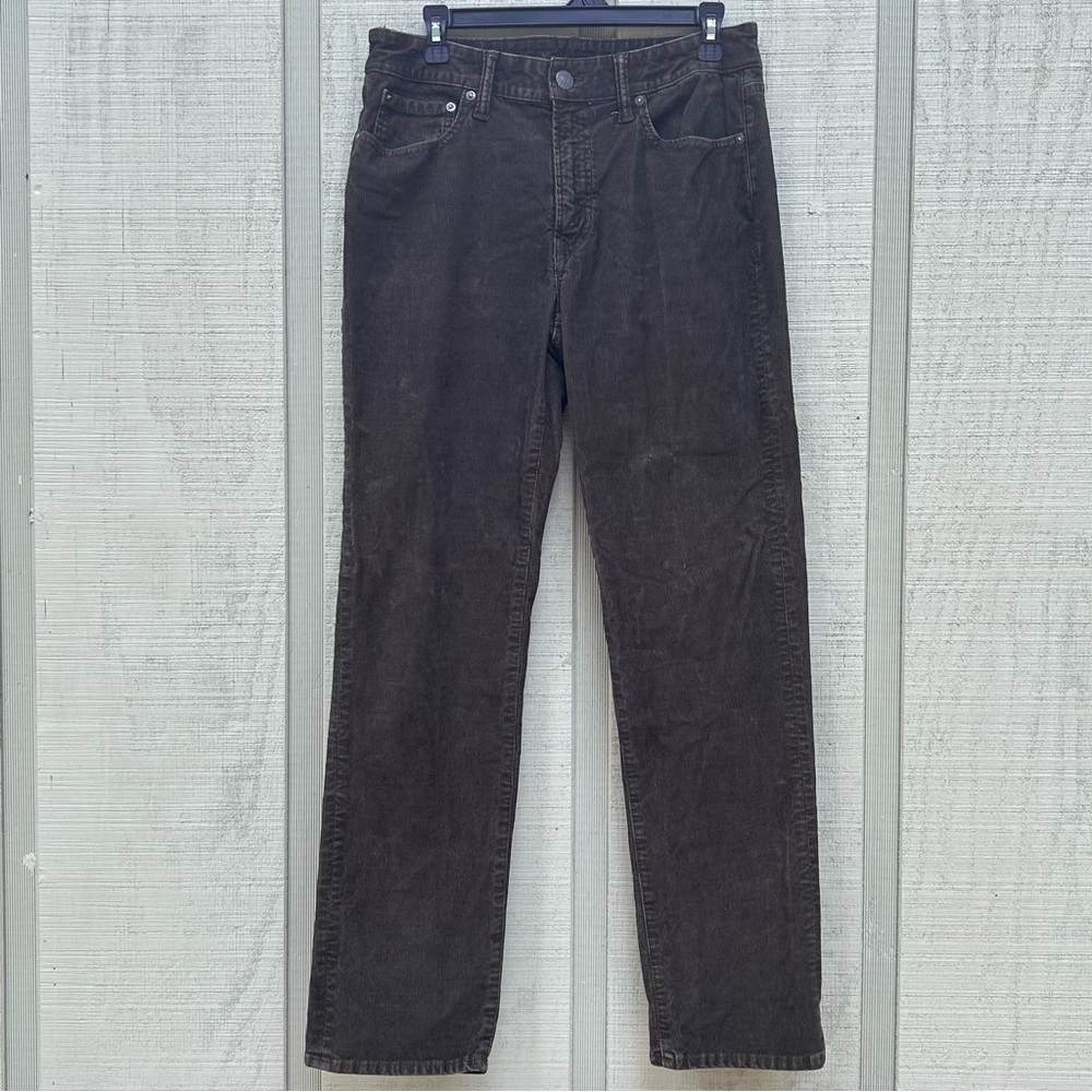 American Eagle GREEN Corduroy Men’s Pants 31x32 Flex 5 pocket design
